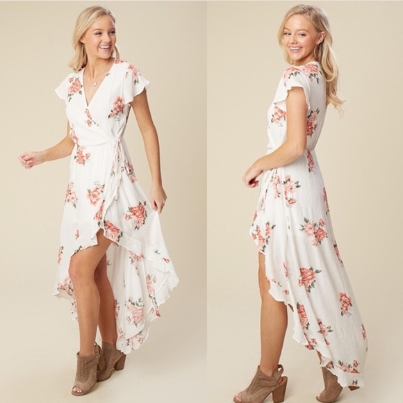 Altar'd State Dresses & Skirts - ALTAR’D STATE | High-low floral maxi dress | size small